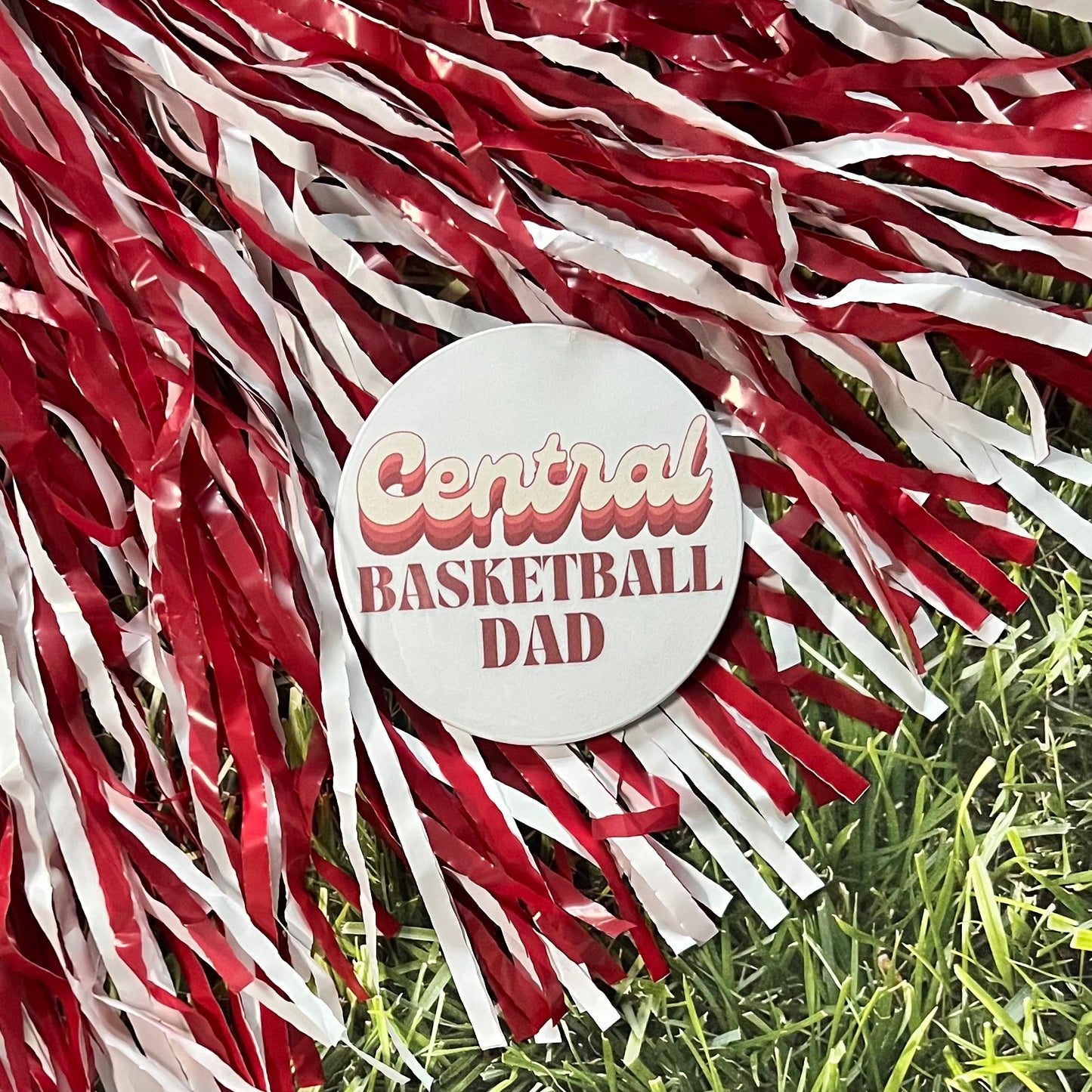 Central Retro Basketball Parent Button