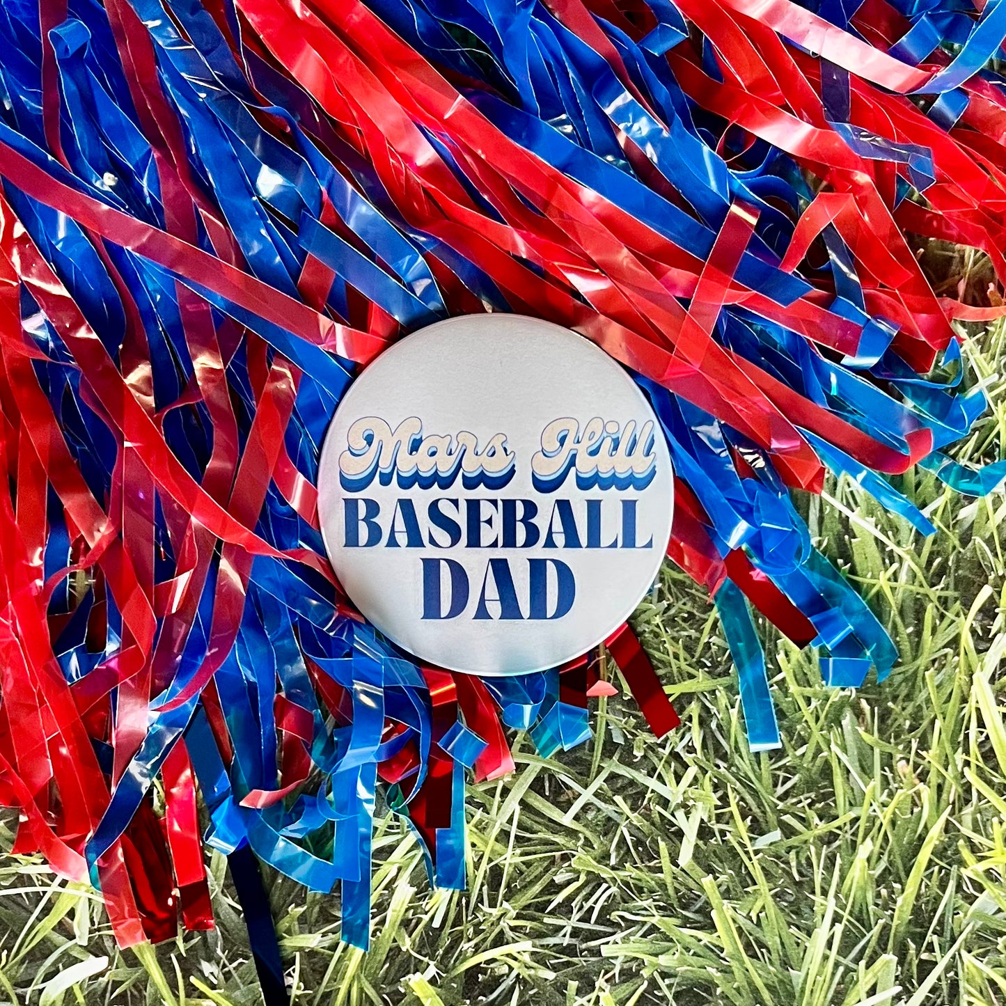 Mars Hill Retro Baseball Parent Button