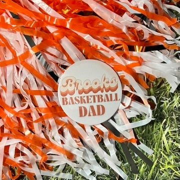Brooks Retro Basketball Parent Button