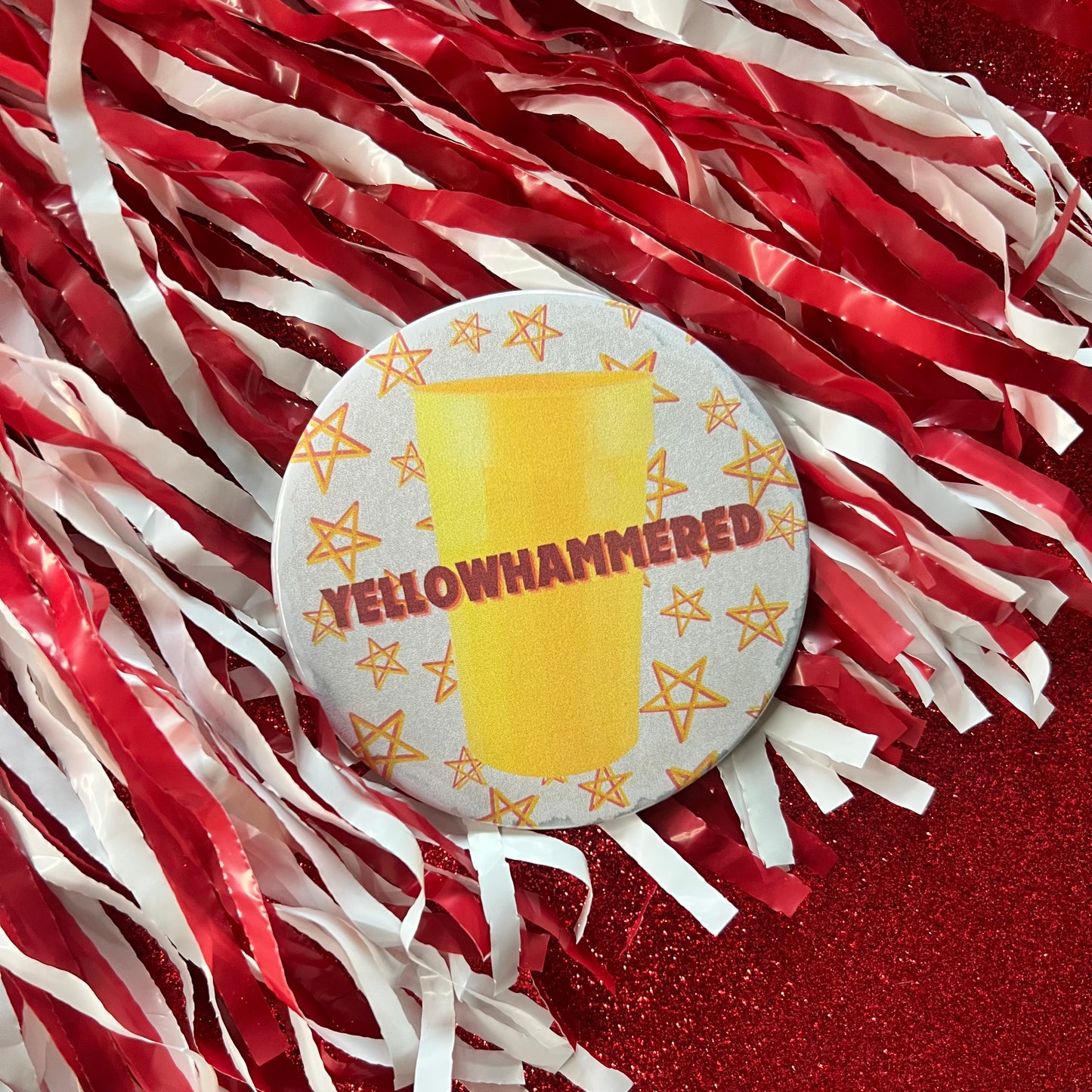 Yellowhammered Button