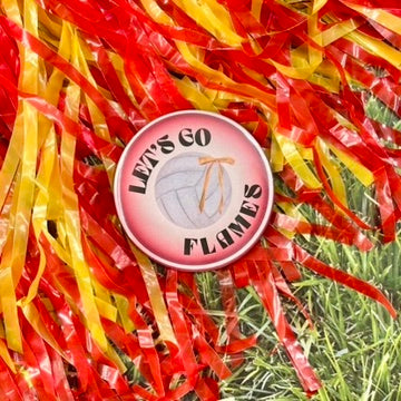Let's Go Flames Glow Button