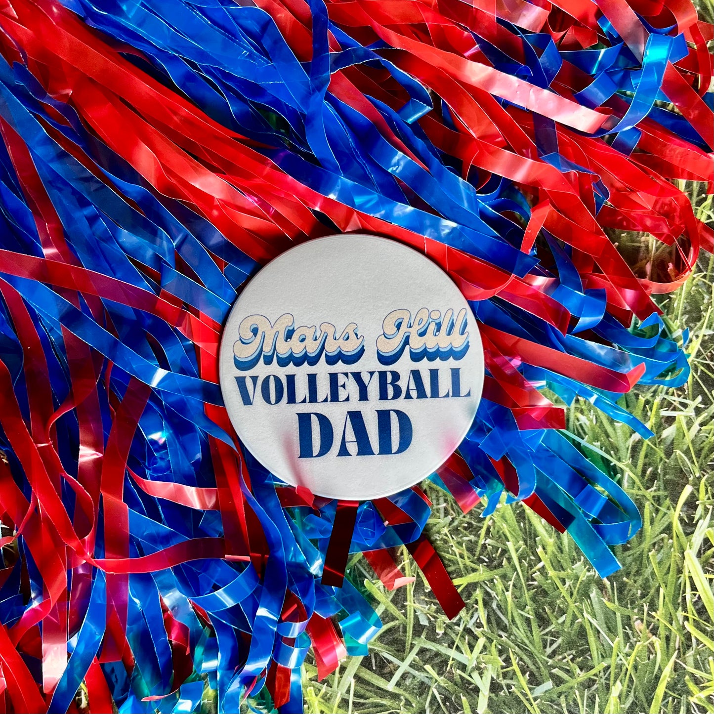 Mars Hill Retro Volleyball Parent Button