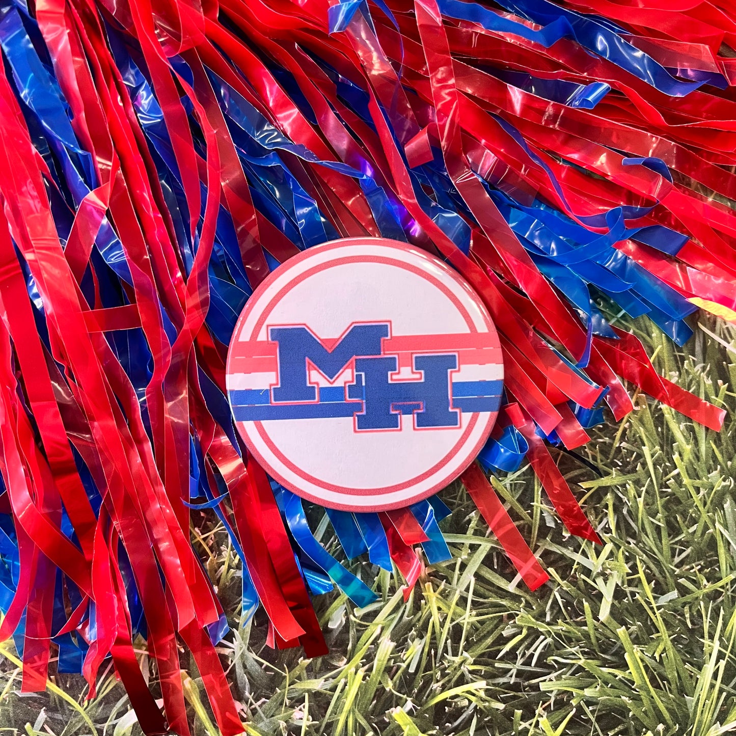 Mars Hill Logo Retro Stripe Button