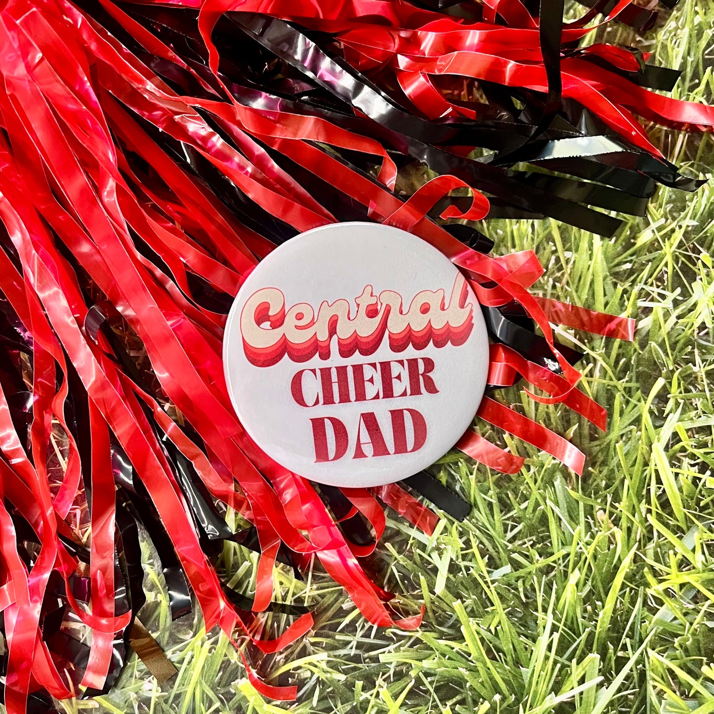 Central Retro Cheer Parent Button