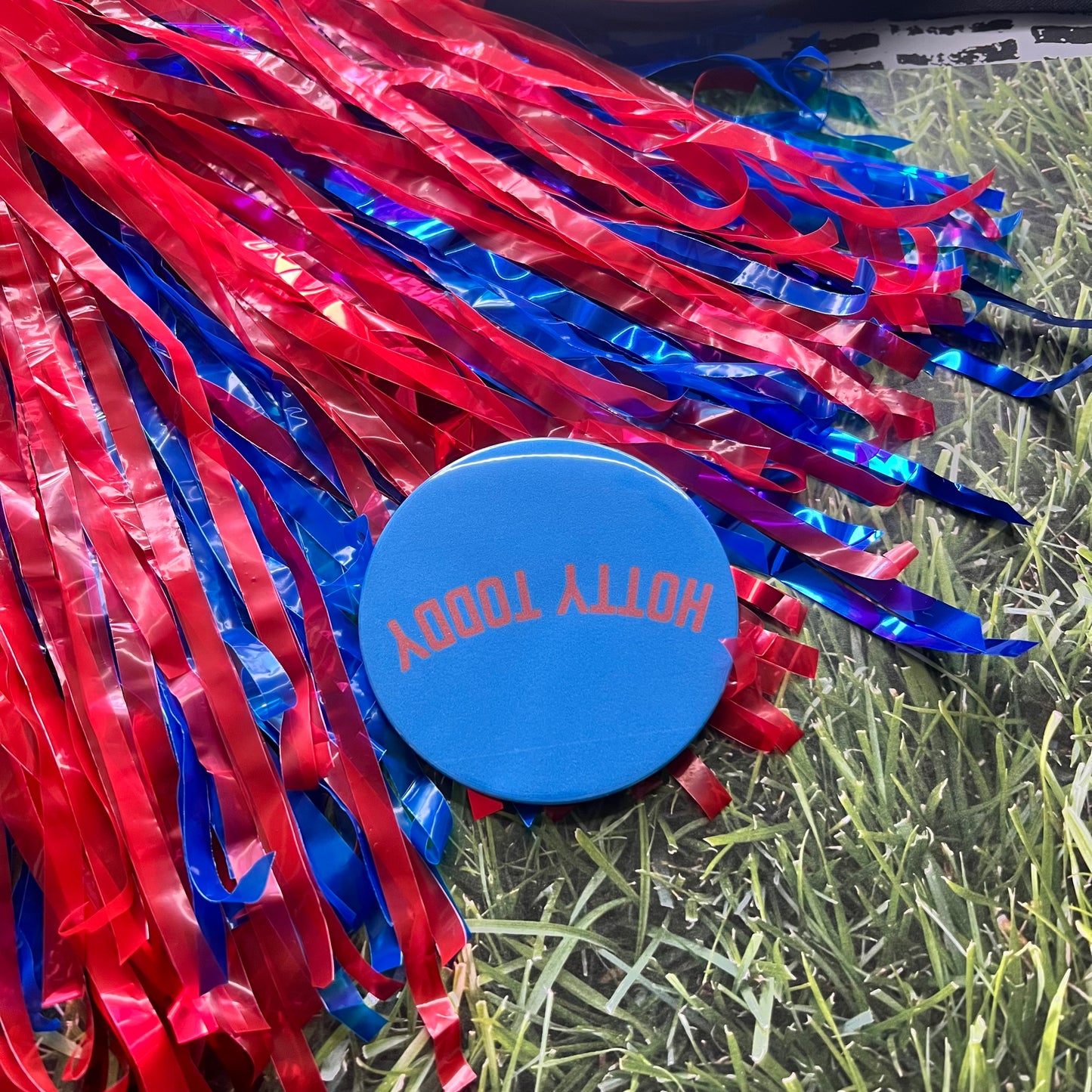 Hotty Toddy Upside Down Button