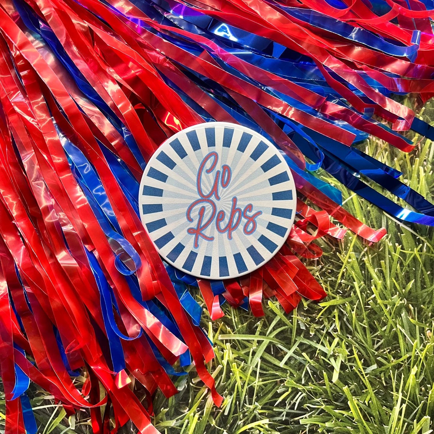 Go Rebs Starburst Button