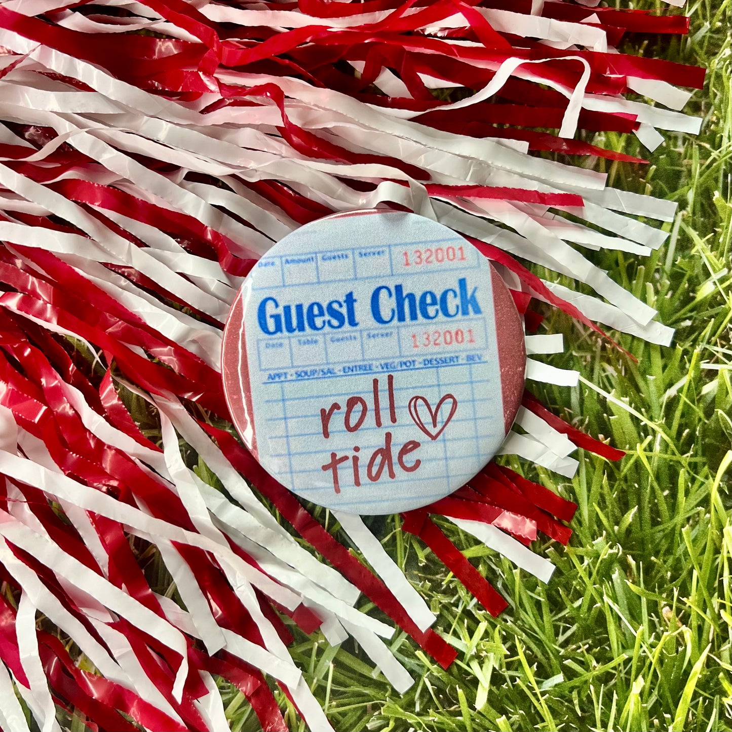 Roll Tide Guest Check Button