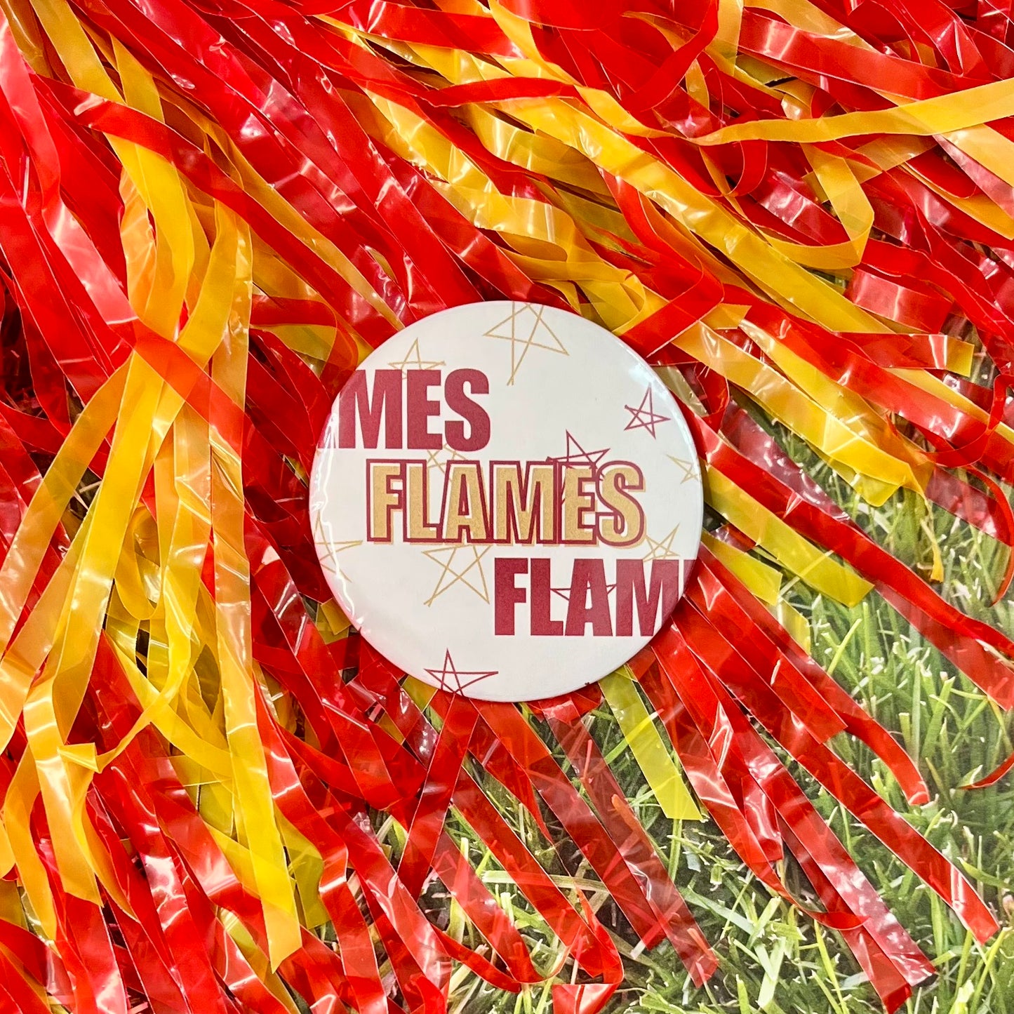 Flames Flames Flames Button