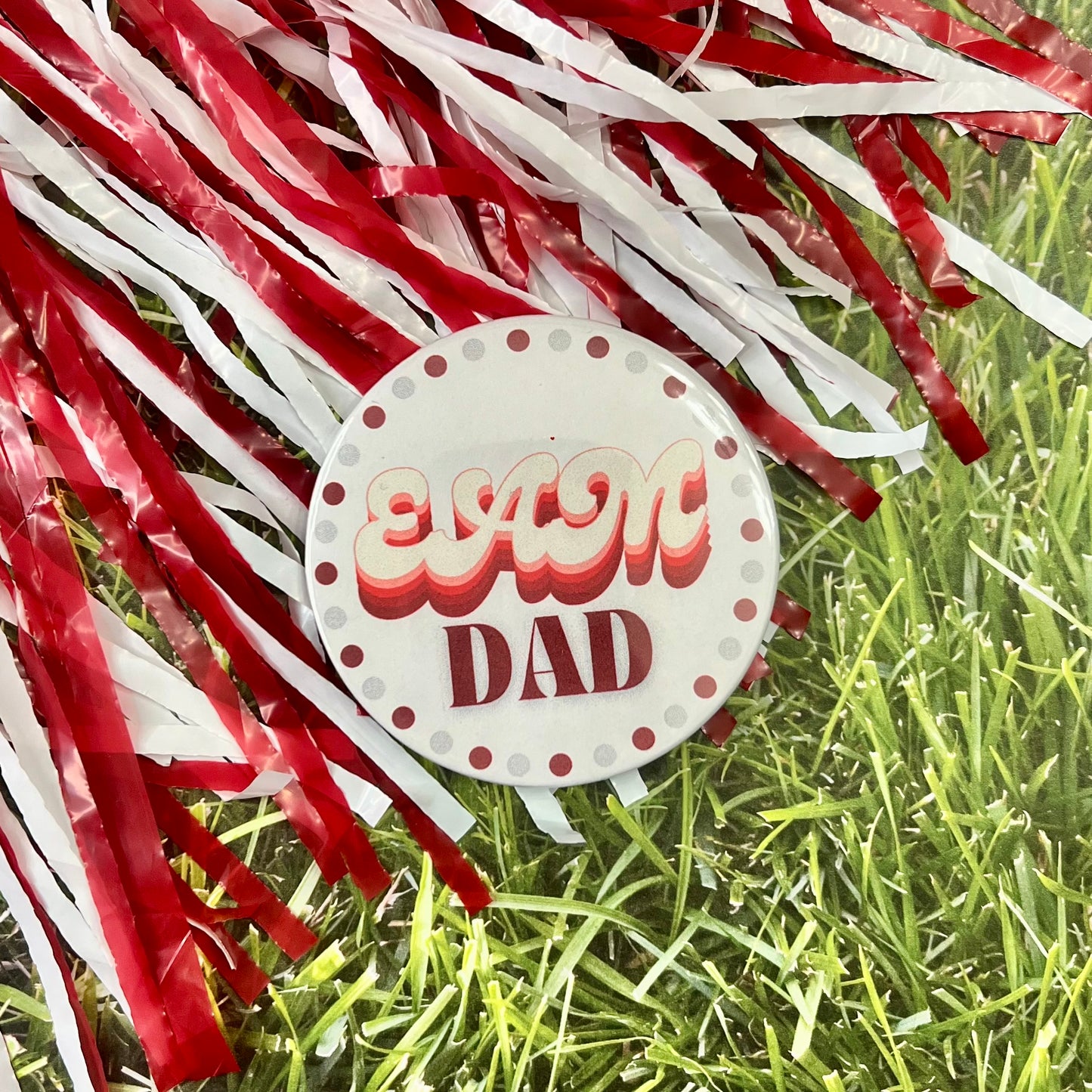 Sigma Alpha Mu Parents Retro Button
