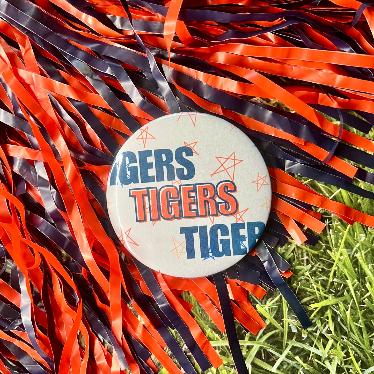 Tigers Tigers Tigers Star Button
