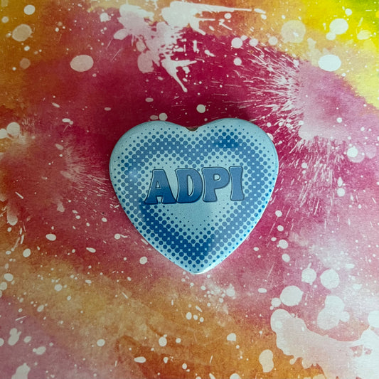 Alpha Delta Pi (ADPi) Heart Button