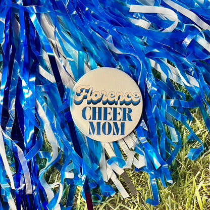 Florence Retro Cheer Parent Button