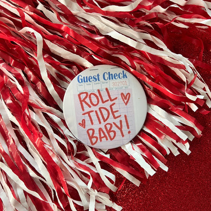 Roll Tide Guest Check Button