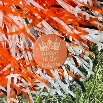 Queen of the Tailgate Button