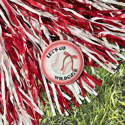 Let's Go Wildcats Glow Button