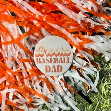 Brooks Retro Baseball Parent Button