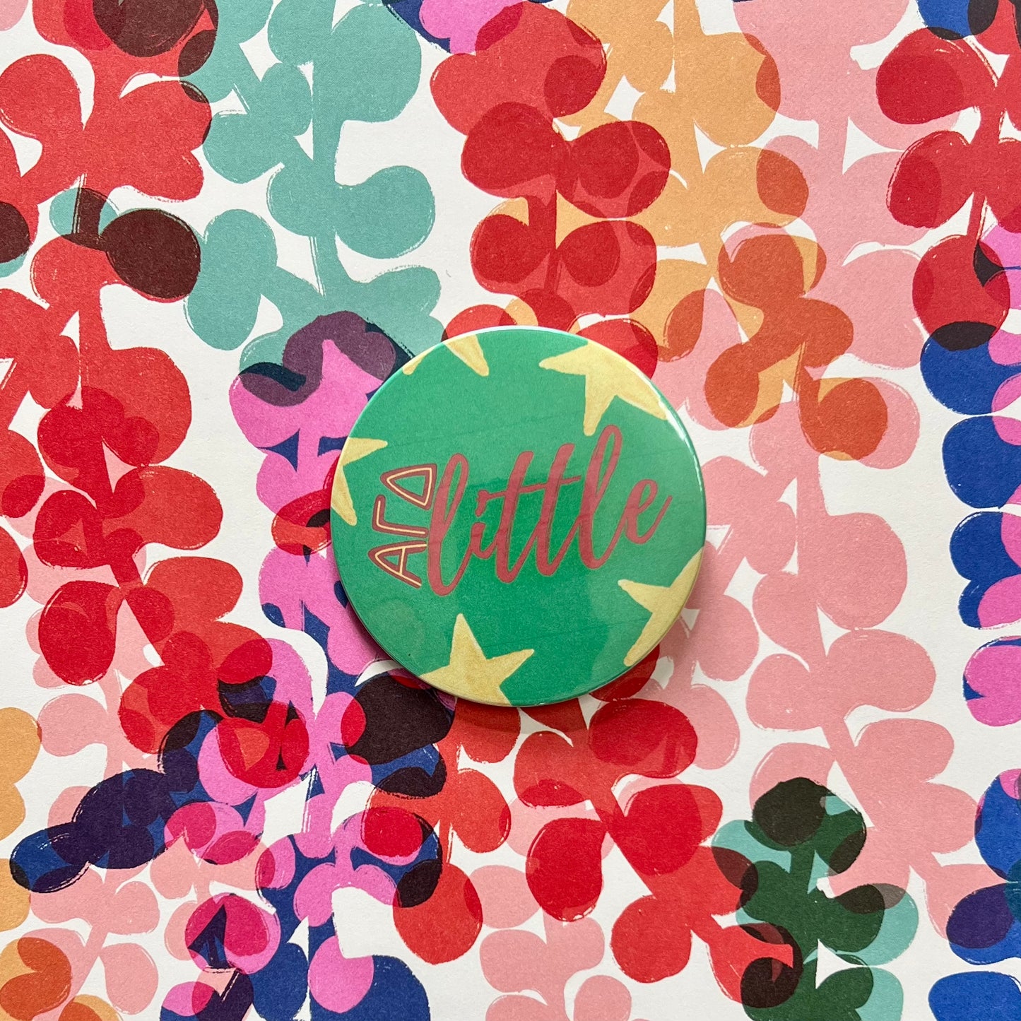 Alpha Gam (AGD) Big/Little Star Button