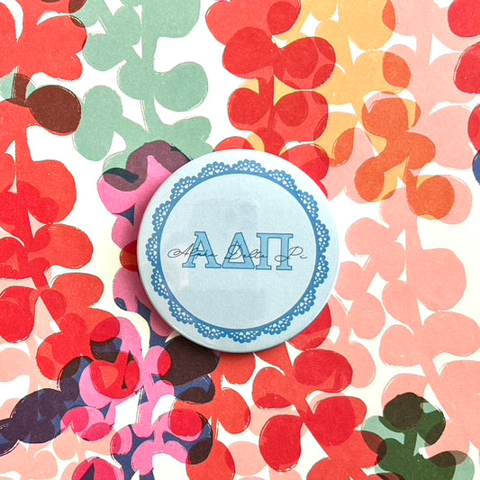 Alpha Delta Pi (ADPi) Lace Button