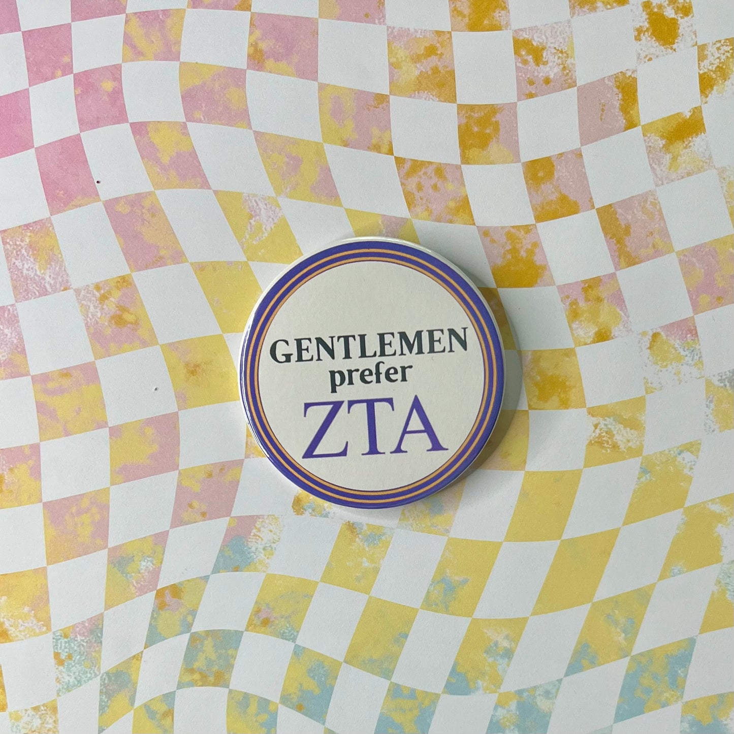 Gentlemen Prefer Sorority Button