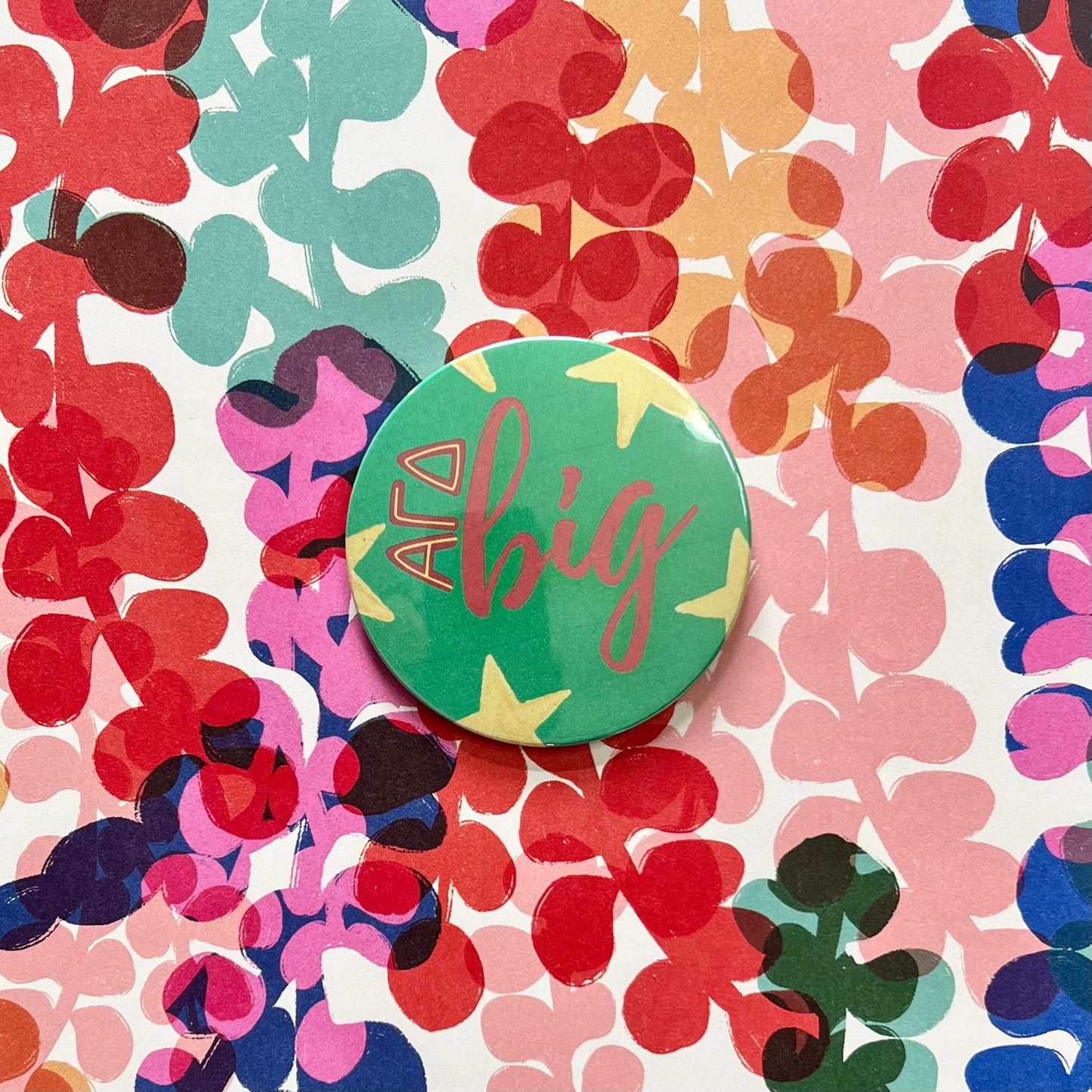 Alpha Gam (AGD) Big/Little Star Button