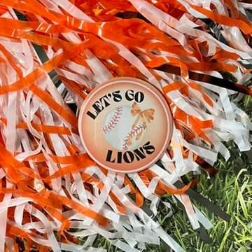 Let's Go Lions Glow Button