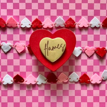 Shoals Christian Script Heart Button