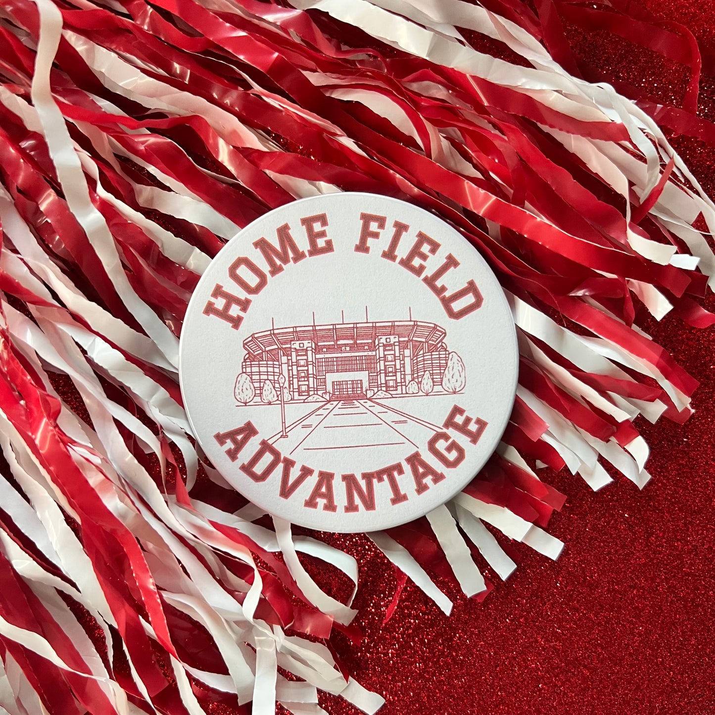 Bryant Denny Stadium Home Field Advantage Button