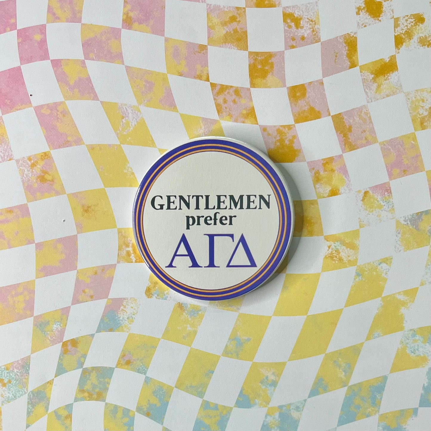 Gentlemen Prefer Sorority Button