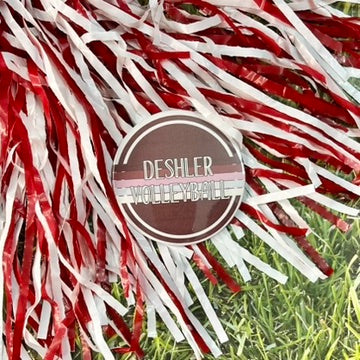 Deshler Retro Stripe Button