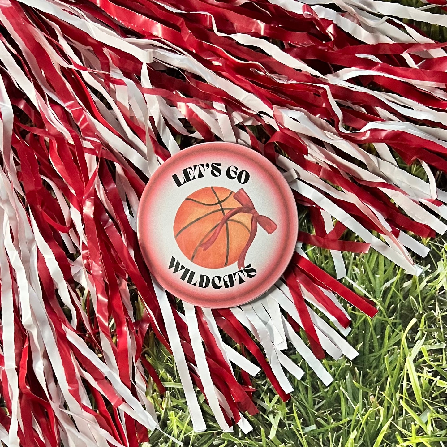 Let's Go Wildcats Glow Button