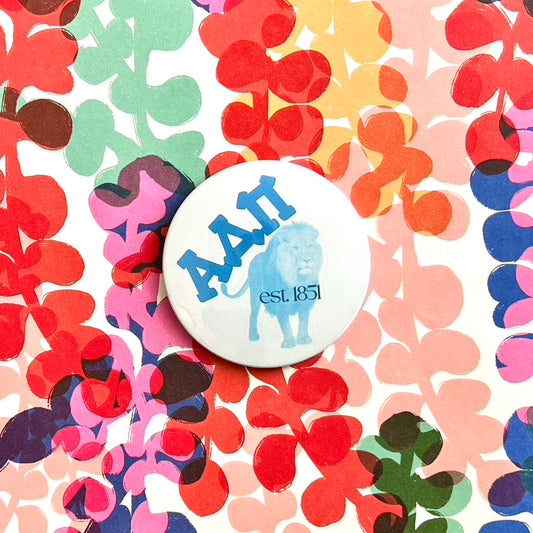 Alpha Delta Pi (ADPi) Lion Button