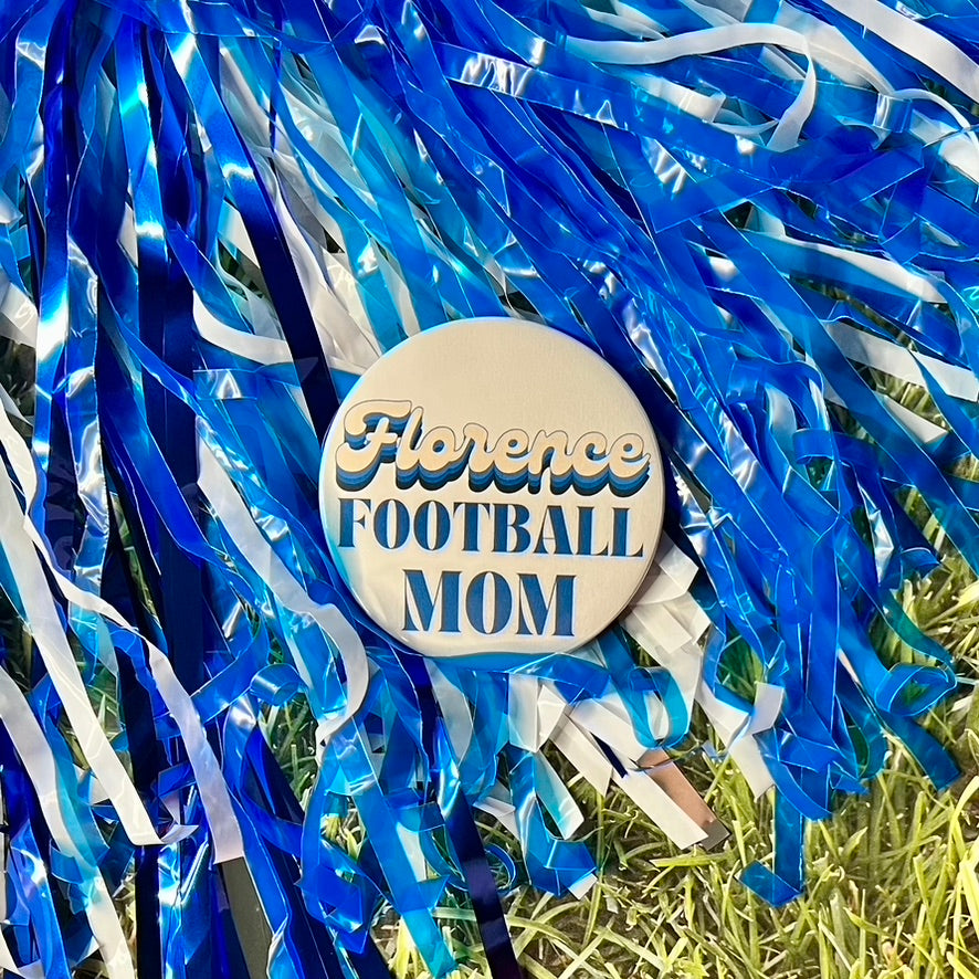 Florence Retro Football Parent Button