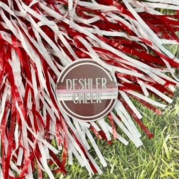 Deshler Retro Stripe Button