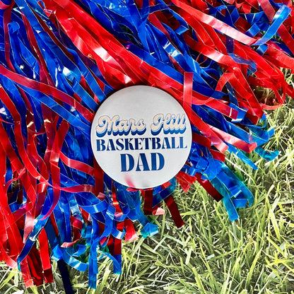 Mars Hill Retro Basketball Parent Button