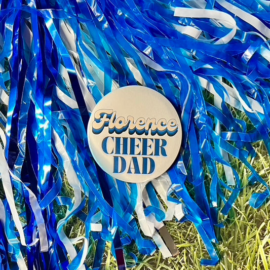 Florence Retro Cheer Parent Button