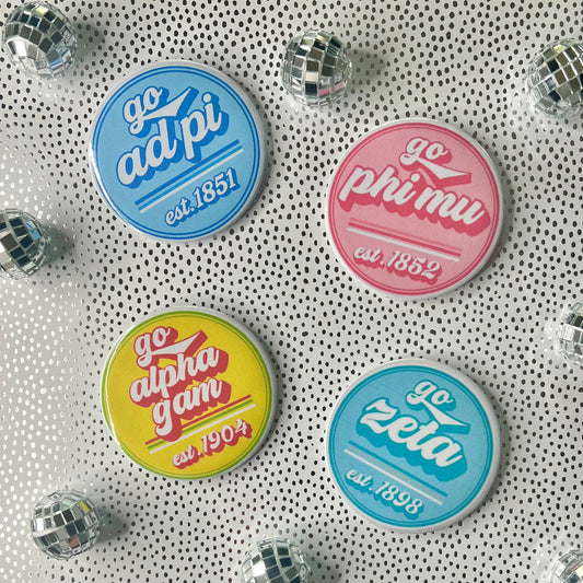 Go Sorority Button