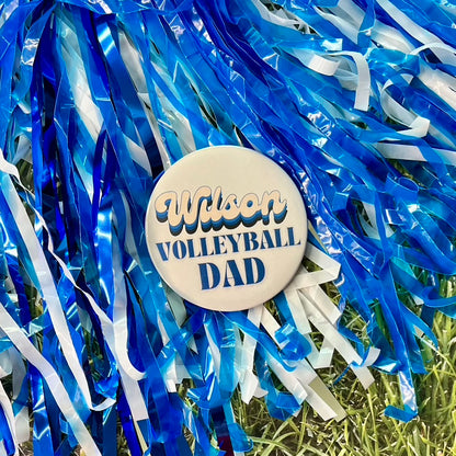 Wilson Retro Volleyball Parent Button