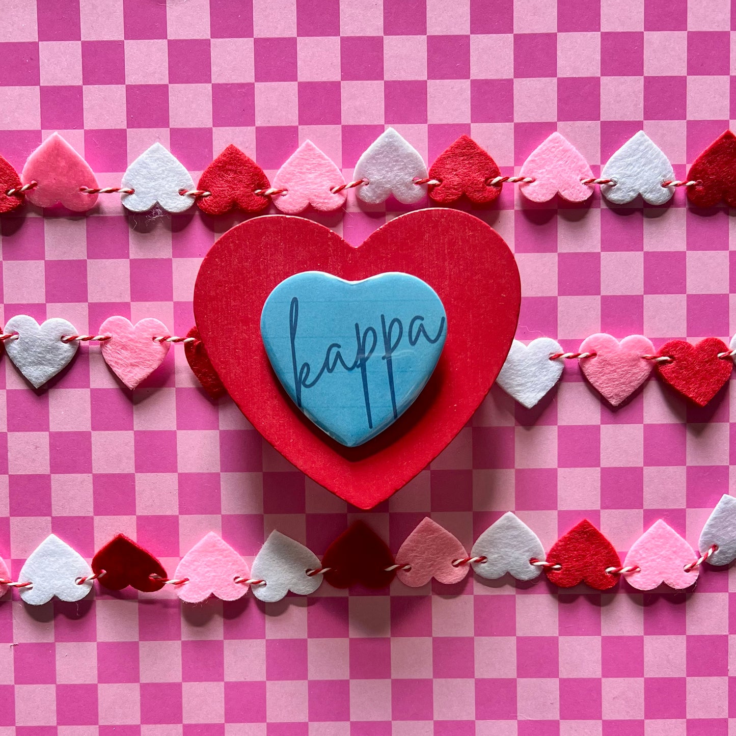 Kappa Script Heart Button