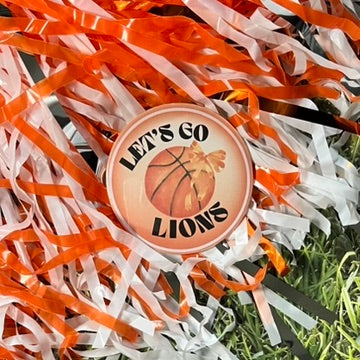 Let's Go Lions Glow Button