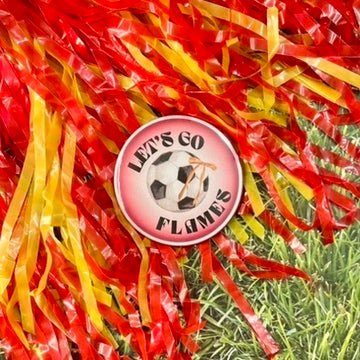 Let's Go Flames Glow Button