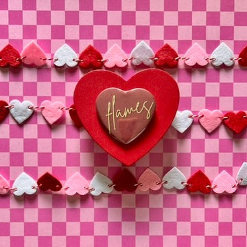 Shoals Christian Script Heart Button