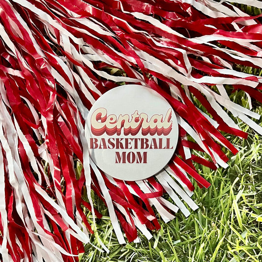Central Retro Basketball Parent Button