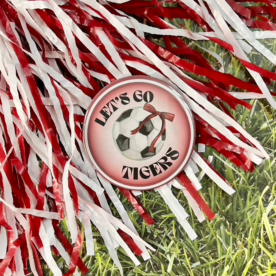 Let's Go Tigers Glow Button