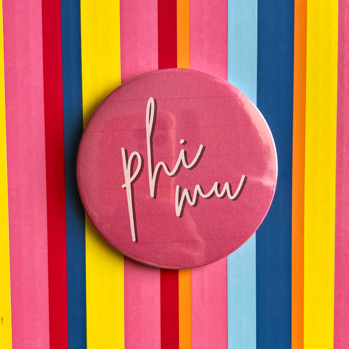 Phi Mu Script Button
