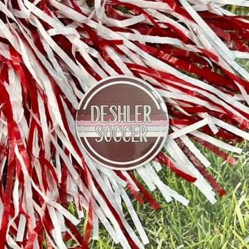 Deshler Retro Stripe Button