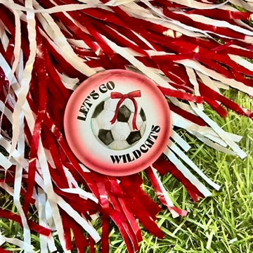 Let's Go Wildcats Glow Button