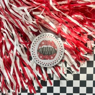 Alabama Lips Button