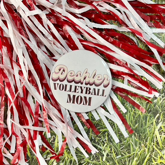 Deshler Retro Volleyball Parent Button