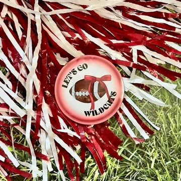 Let's Go Wildcats Glow Button