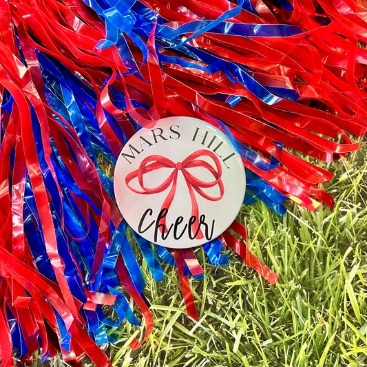 Mars Hill Cheer Bow Button